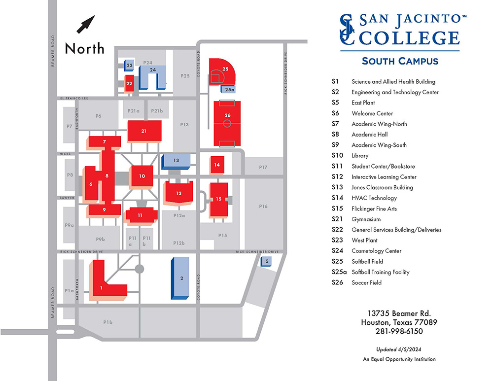 South Campus Permanent Exclusion Campus Carry Zones