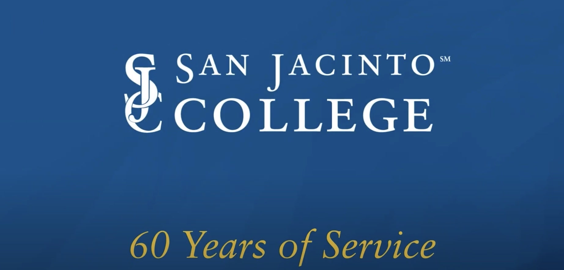 San Jacinto 60 Years of Service